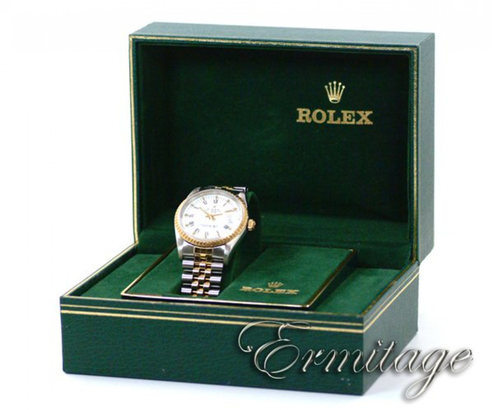 Rolex Date 15233 Gold & Steel White 1991