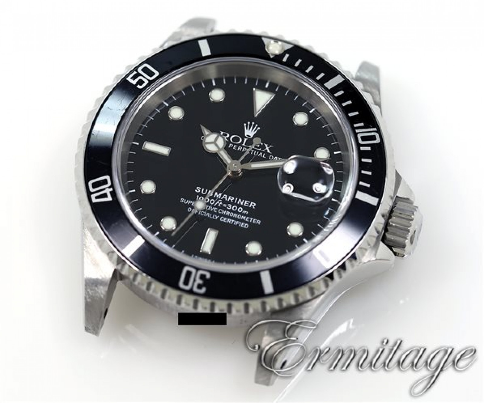 Rolex Submariner 16610 Black 1999 With Black Dial Ermitage Jewelers