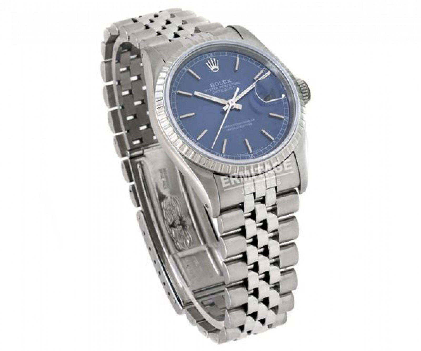 Rolex Datejust 16220 Steel with Blue Dial