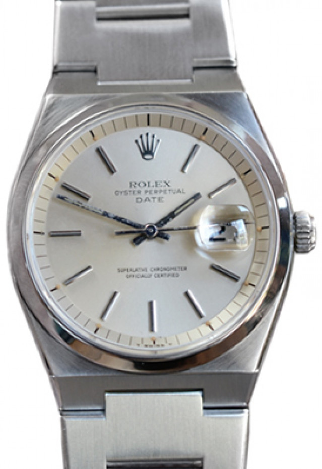Pre-Owned Rolex Date 1530 with Silver Dial