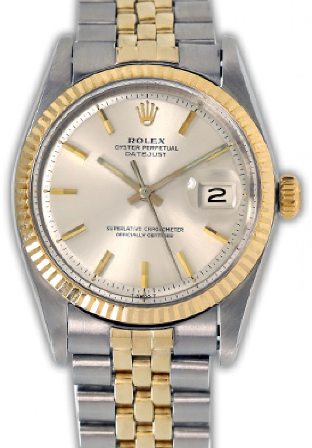 Vintage Rolex Datejust 1601 Gold & Steel Year 1964