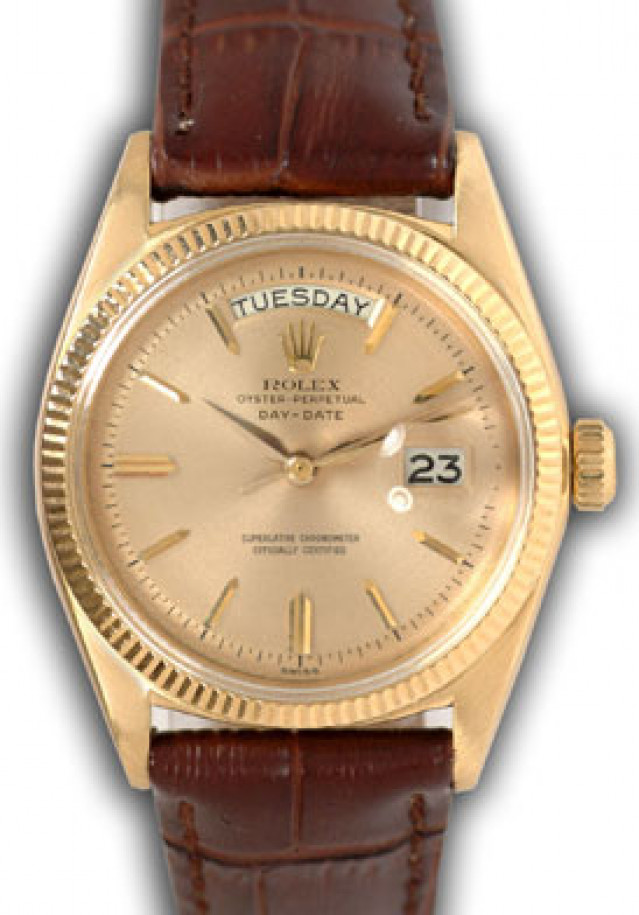 Vintage Rolex Day-Date 1803 Gold Champagne with Champagne Dial