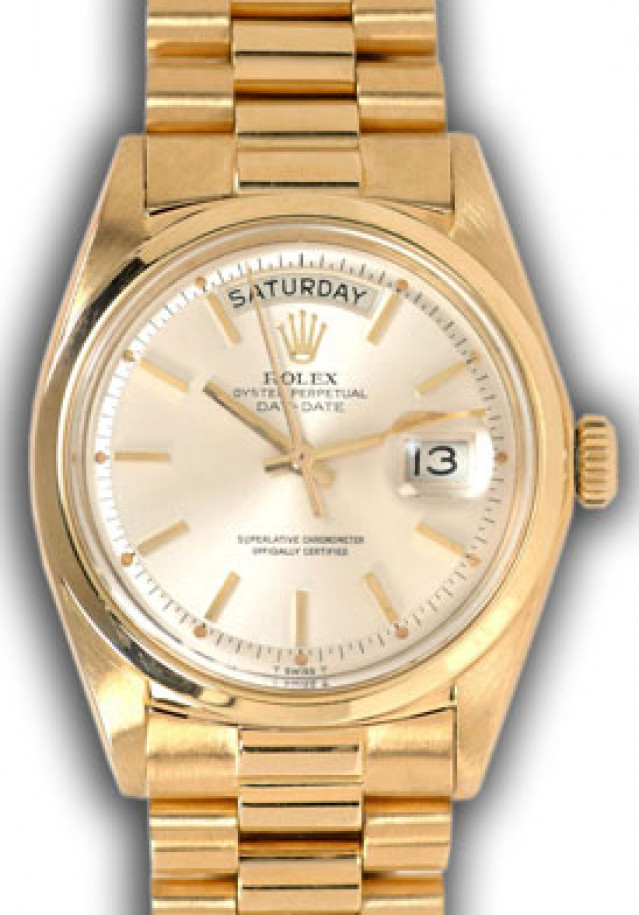 Vintage Rolex Day-Date 1803 Gold Silver 1970 with Champagne Dial