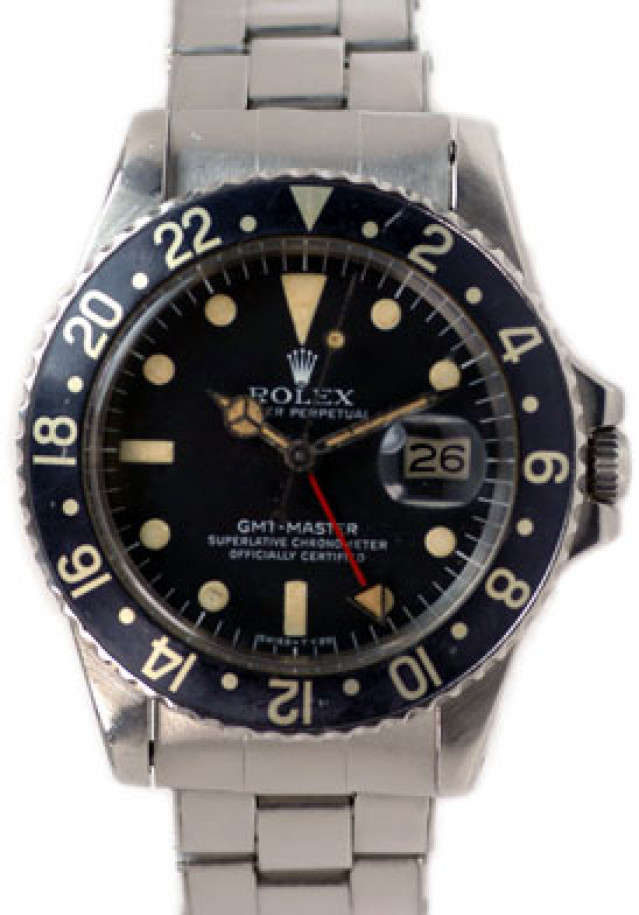 Vintage Rolex GMT-Master 1675 Steel Year 1977 with Black Dial 1977