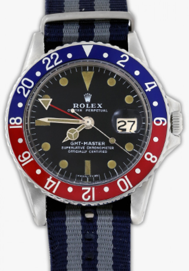 Vintage Rolex GMT-Master 1675 Steel Year 1971 with Black Dial 1971