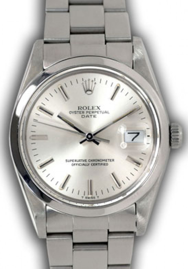 Vintage Steel Rolex Date 15000 Year 1984