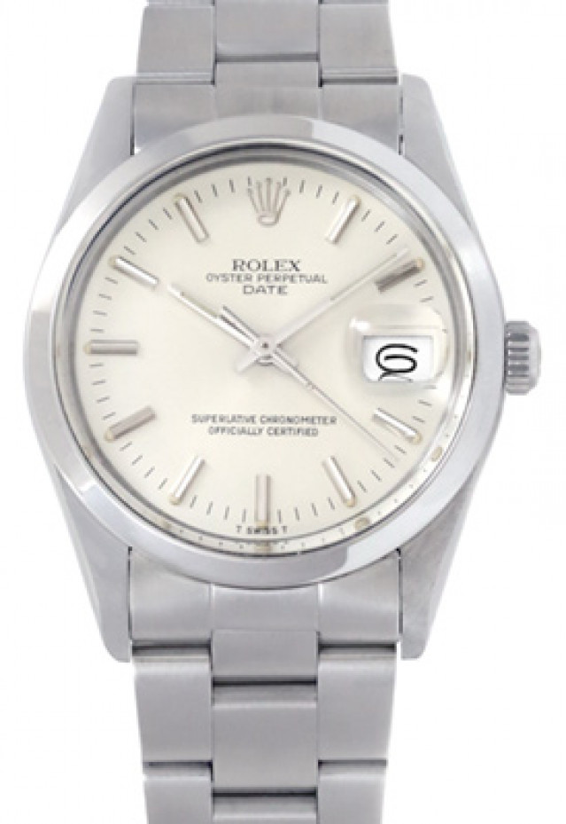 Pre-Owned Rolex Date 15000 with Steel Dial