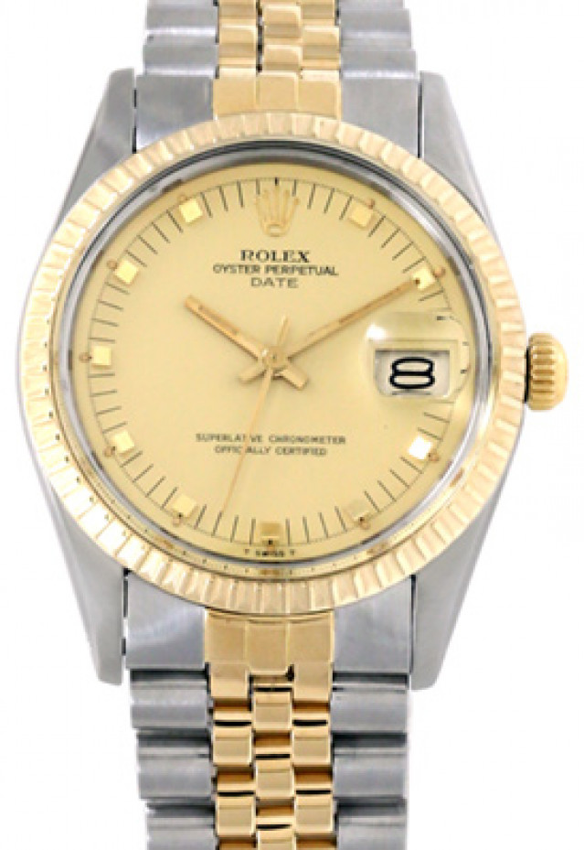 Rolex Mens Date 15053 Gold & Steel