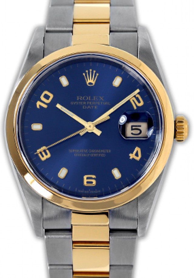 Rolex Date 15203 Gold & Steel