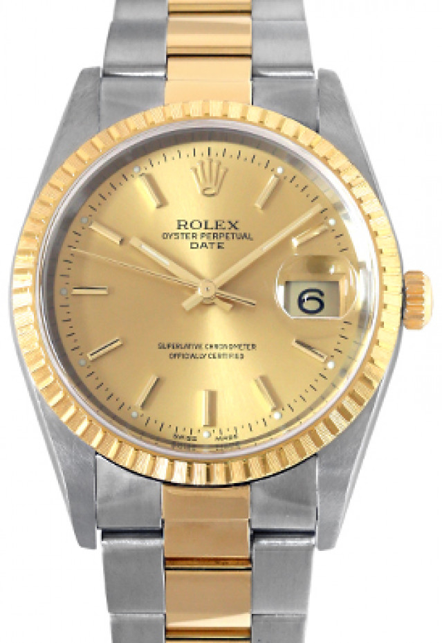 Rolex Date 15223 Gold & Steel Year 2010