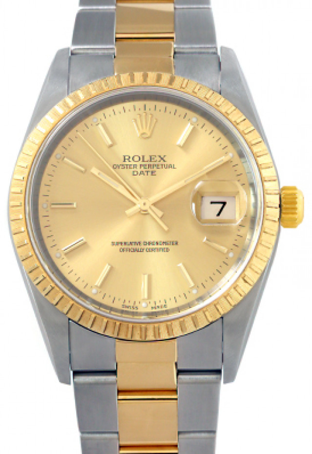 Rolex Date 15223 Gold & Steel Year 2003