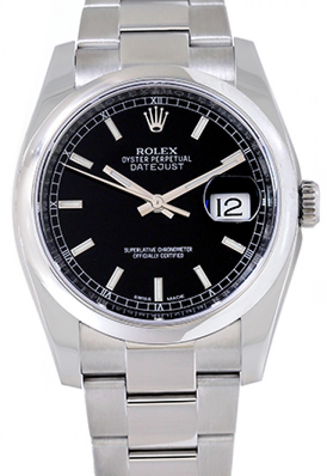 Rolex Datejust 116200 Steel Black
