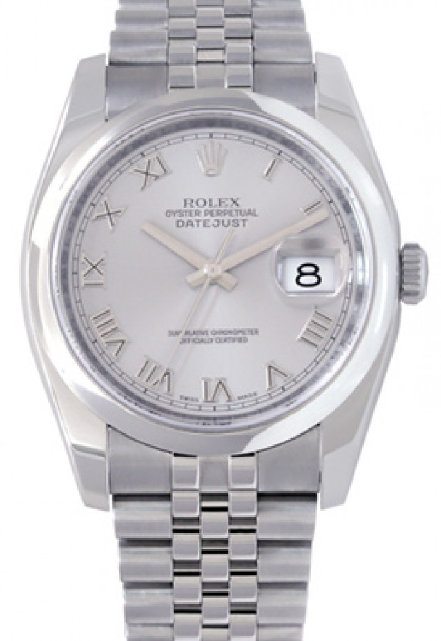 Pre-Owned Rolex Datejust 116200 with Steel Dial