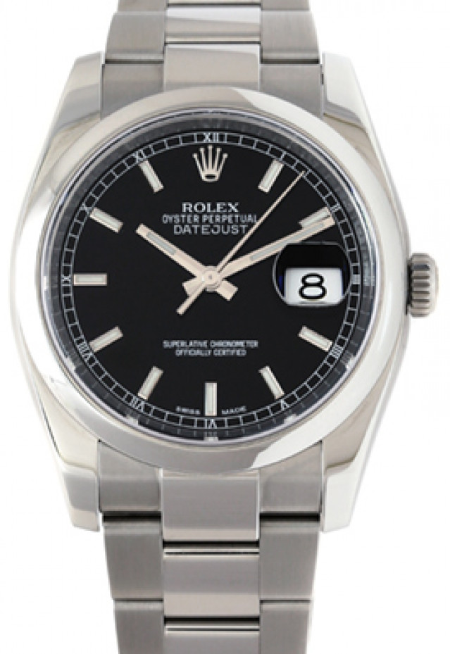 Rolex Datejust 116200 with Black Dial