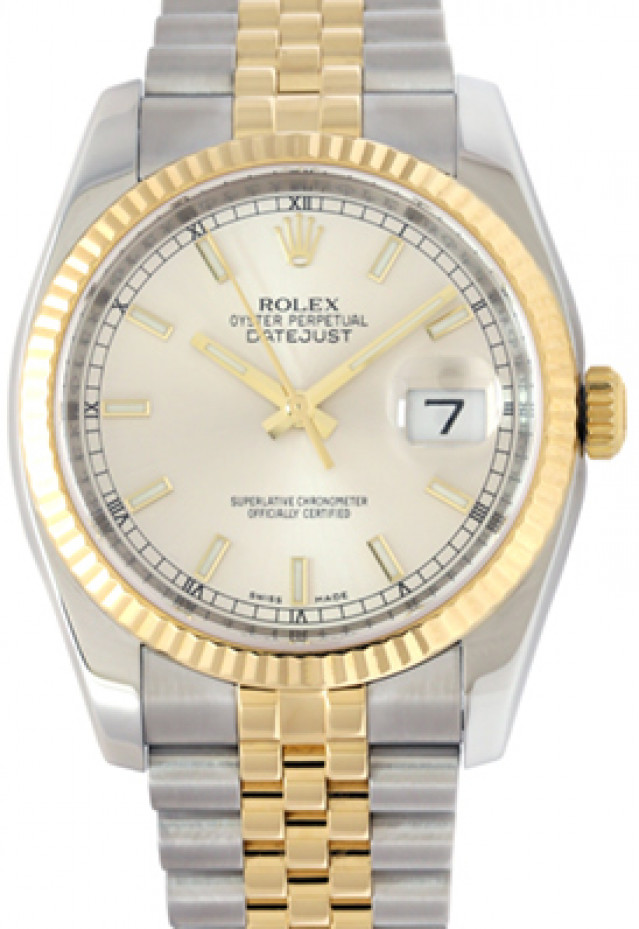 Rolex Datejust 116233 with Silver Dial