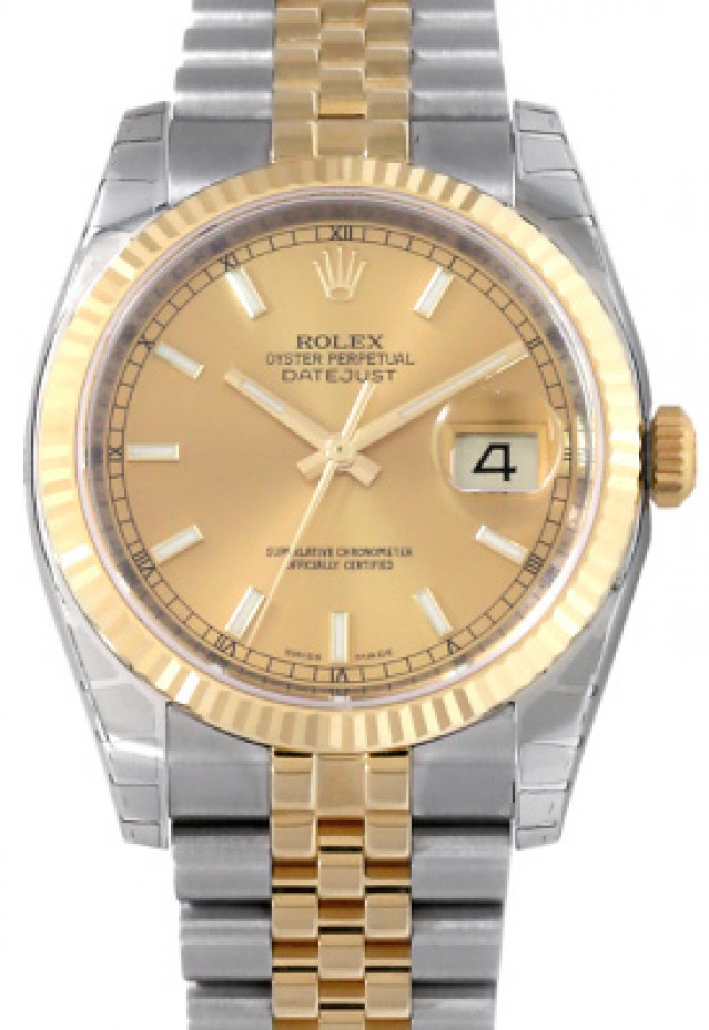 2014 Champagne Rolex Datejust Ref. 116233