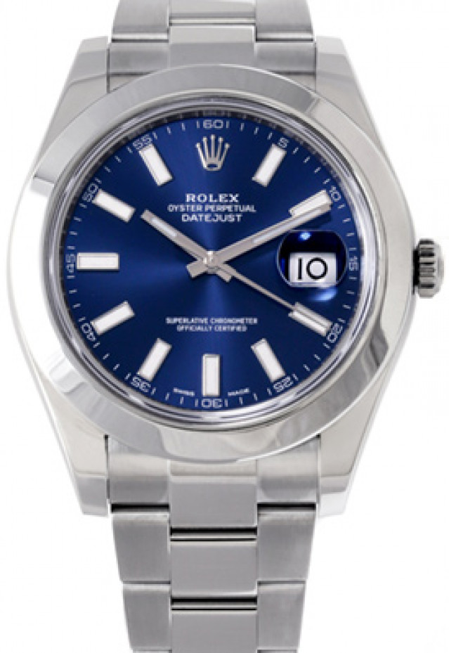 Rolex Datejust 116300 with Blue Dial