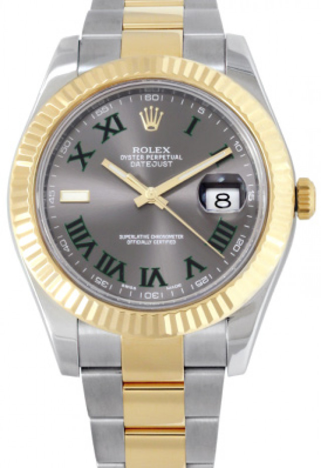 Pre-Owned Rolex Datejust 116333 with Slate Dial