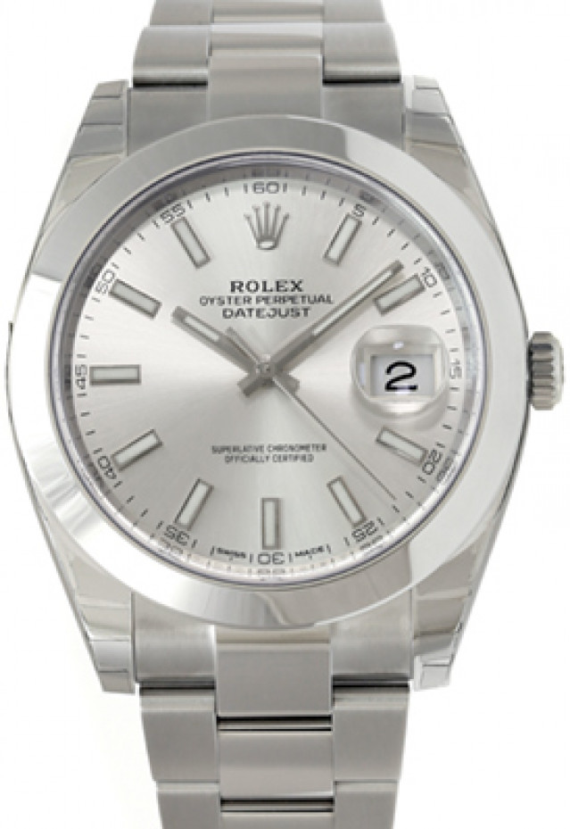 Steel on Oyster Rolex Datejust 126300 41 mm