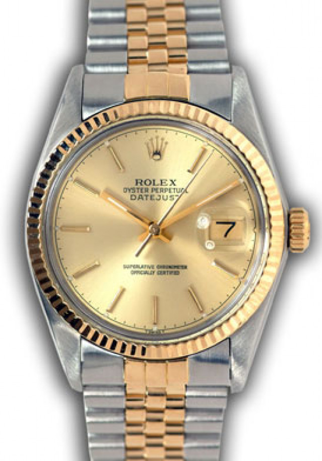 Rolex Datejust 16013 Gold & Steel 1987