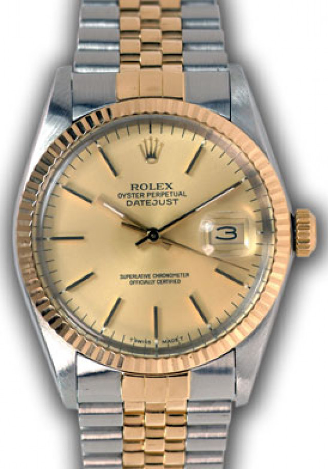 Rolex Datejust 16013 Gold & Steel 1986