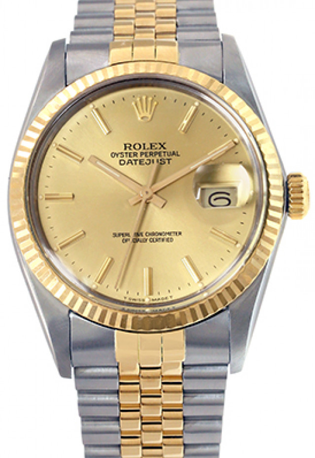 Rolex Datejust 16013 Gold & Steel 1988