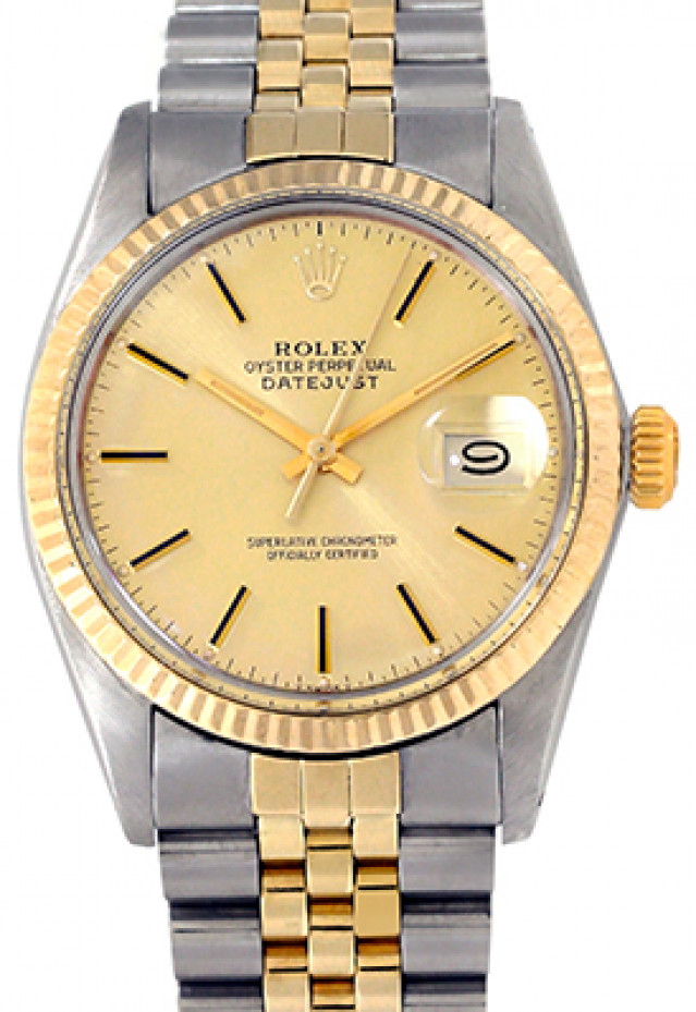 Sell Rolex Oyster Perpetual Datejust 16013 Gold & Steel Jubilee