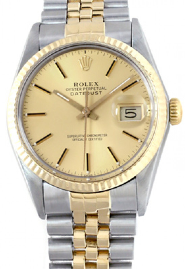 Sell Rolex Datejust 16013 with Champagne Dial