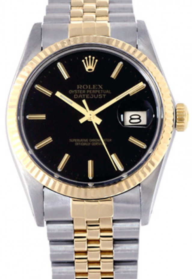 Pre-Owend Rolex Datejust 16013 18kt Yellow Gold