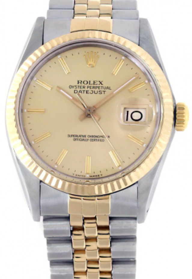 Mens Rolex Datejust 16013 18kt Yellow Gold