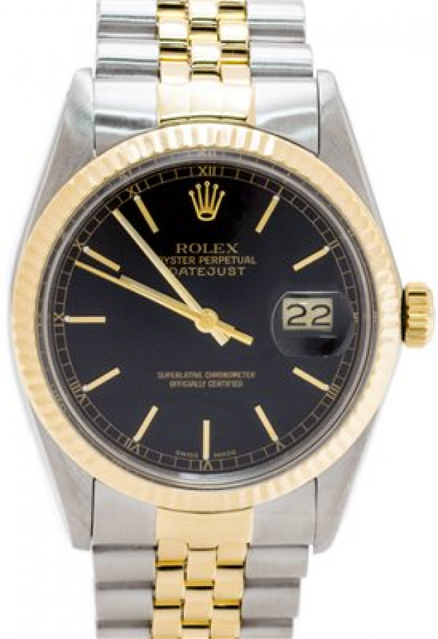 36 mm Rolex Datejust 16013 Gold & Steel on Jubilee Pre-Owned