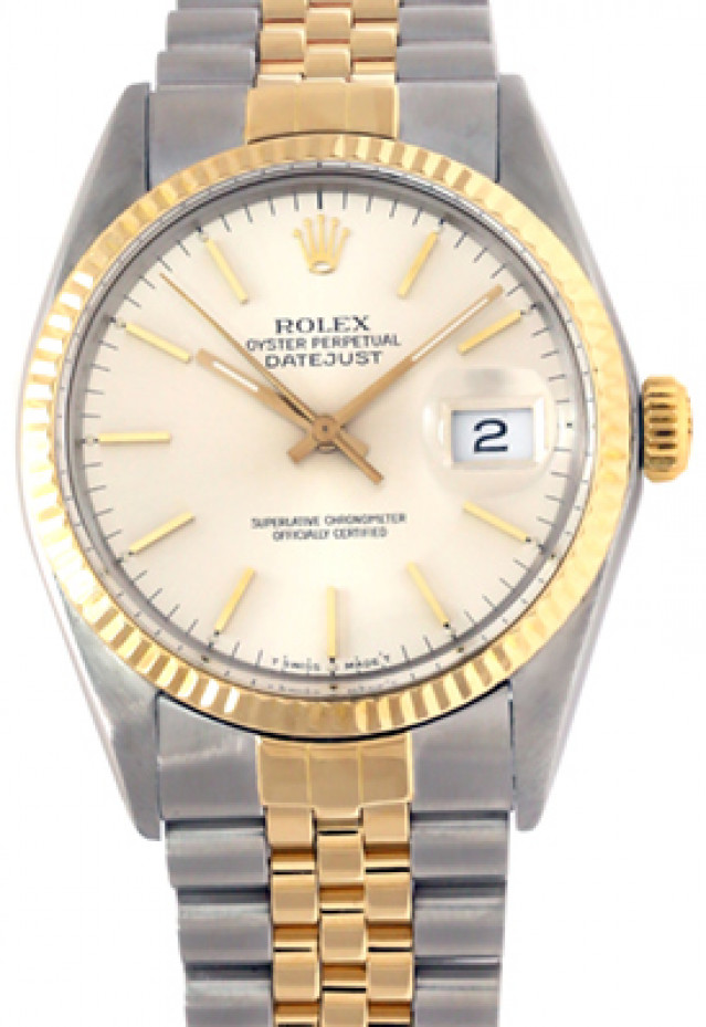 Used Gold & Steel on Jubilee Rolex Datejust 16013 36 mm