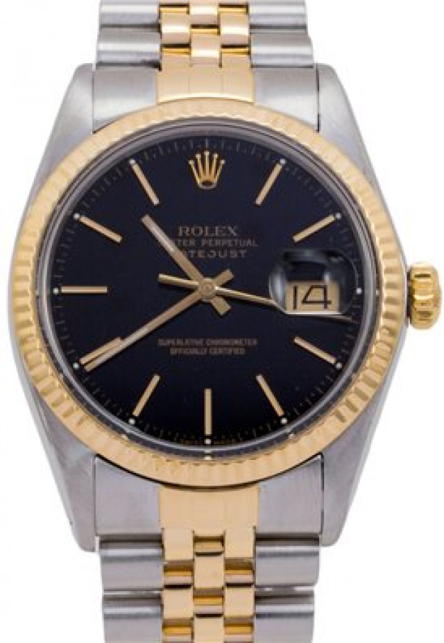 Used Rolex Datejust 16013 Oyster Gold & Steel 36 mm