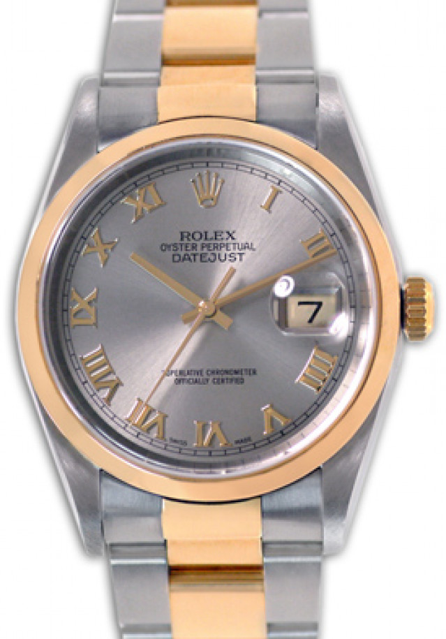 Used Rolex Datejust 16203 36 mm Gold & Steel