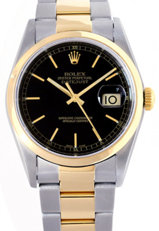 Rolex Datejust 16203 with Black Dial