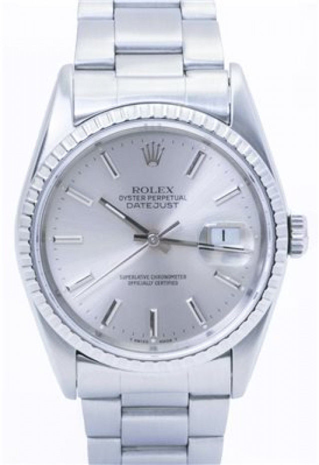 Pre-Owend Rolex Datejust 16220 Stainless Steel