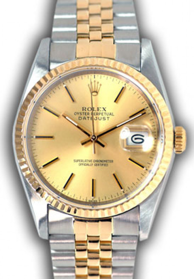 Sell Rolex Datejust 16233 Gold & Steel Today