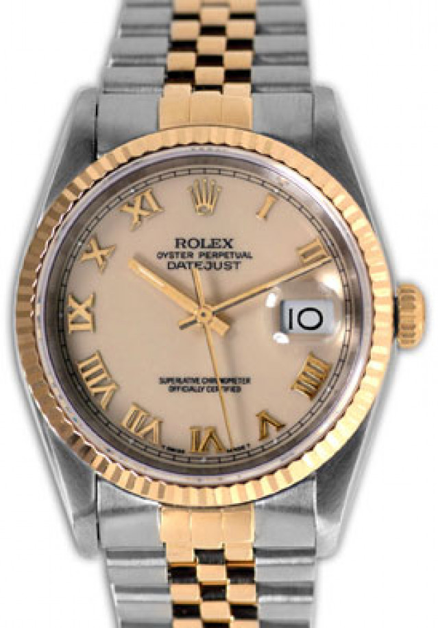 Pre-Owned Gold & Steel Rolex Oyster Perpetual Datejust 16233