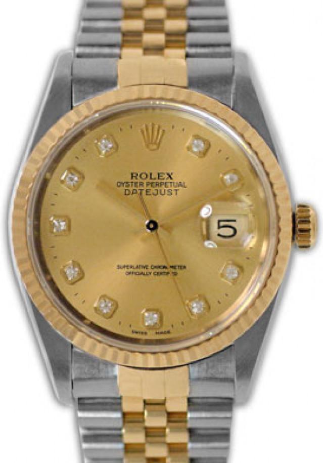 Rolex Datejust 16233 with Diamonds for Men