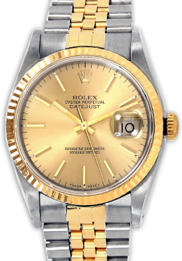 Rolex Datejust 16233 Gold & Steel 1993