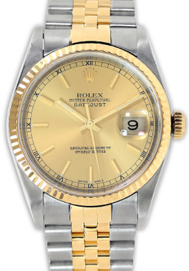 Rolex Datejust 16233 Gold & Steel 2003