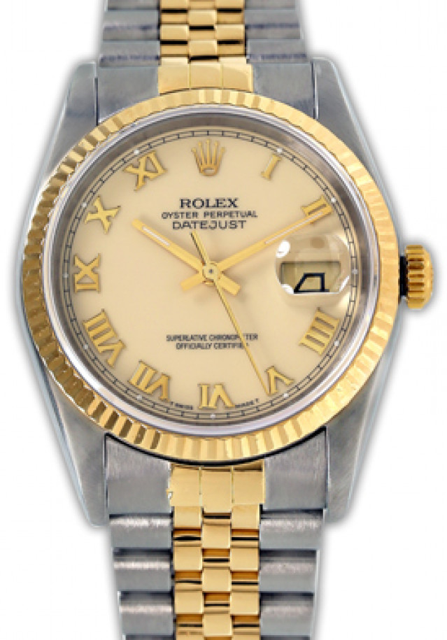 Used Rolex Datejust 16233 36 mm Ivory