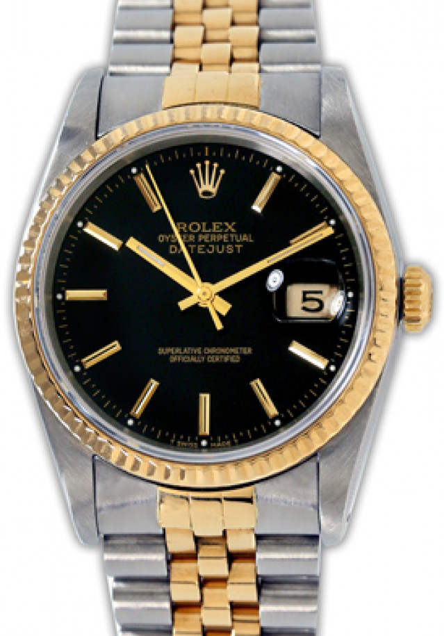 Classic Rolex Datejust 16233 Gold & Steel