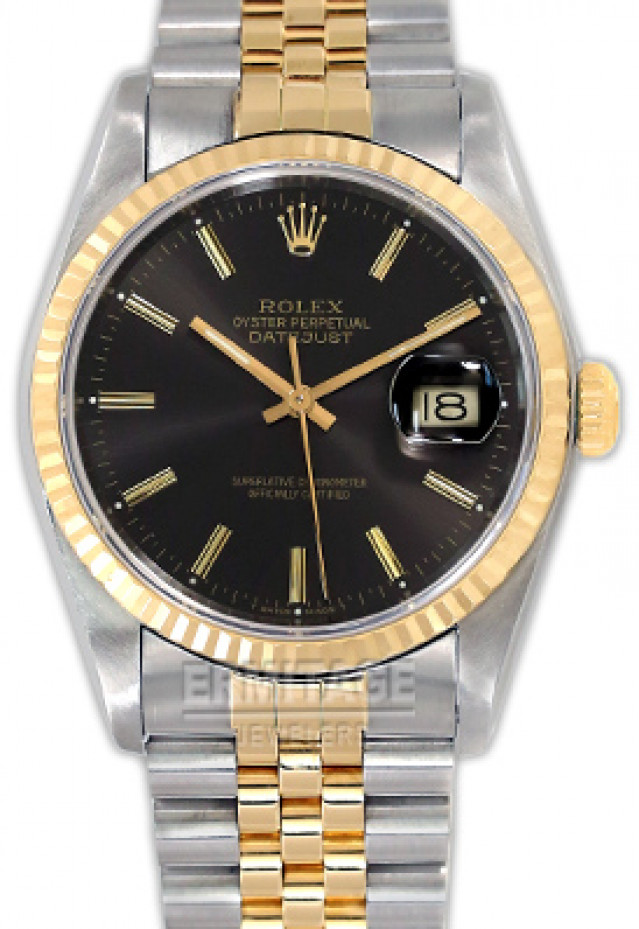 Authentic Used Rolex Datejust Ref 16233 Gold & Steel