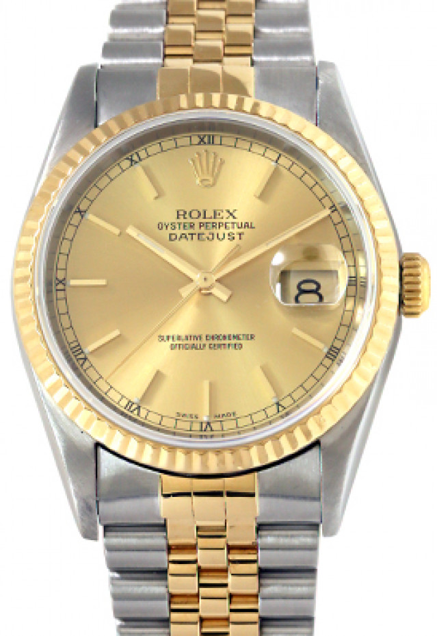 Rolex Datejust 16233 Gold & Steel 2000