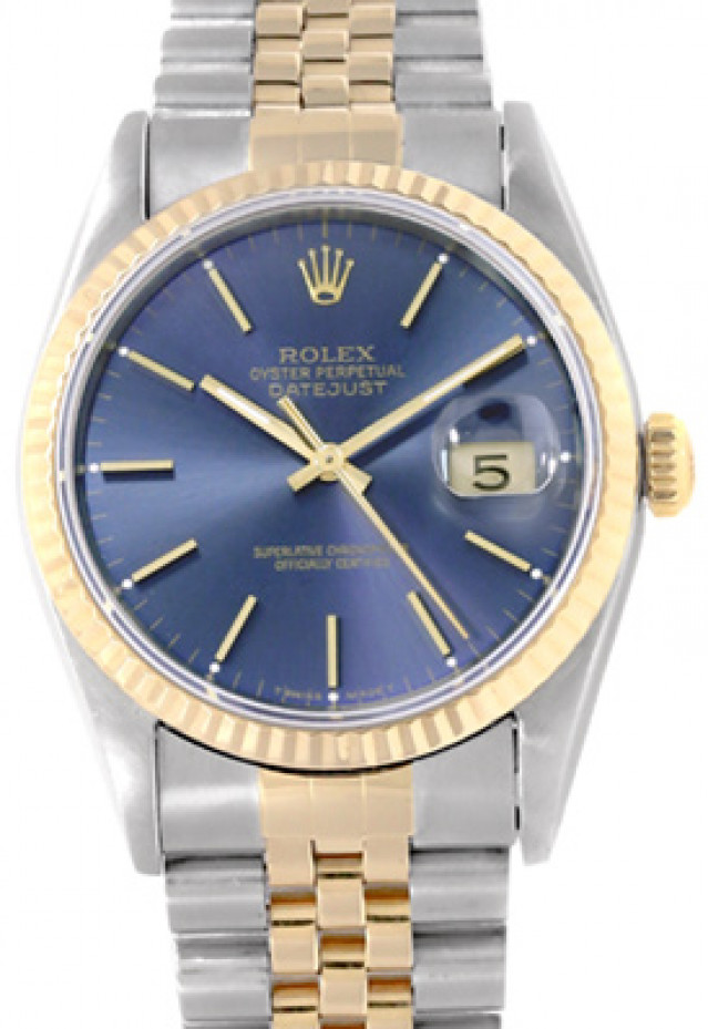 Sell Rolex Datejust 16233 with Blue Dial