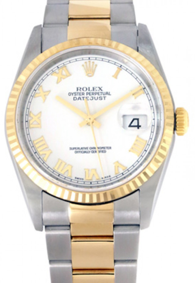 Pre-Owned Rolex Oyster Perpetual Datejust 16233 Gold & Steel