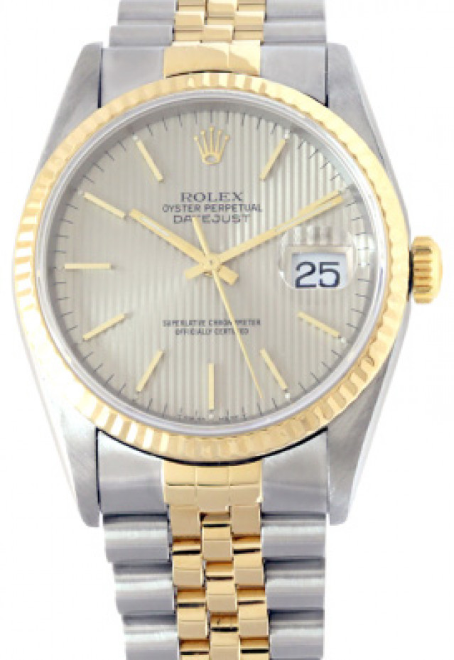 Tapestry Style Rolex Datejust 16233 Two Tone