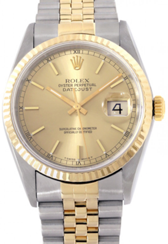 Yellow Gold & Stainless Steel Rolex Datejust 16233