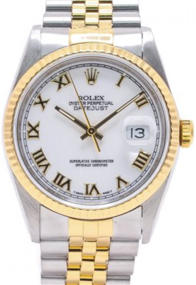 Rolex Datejust 16233 with White Dial